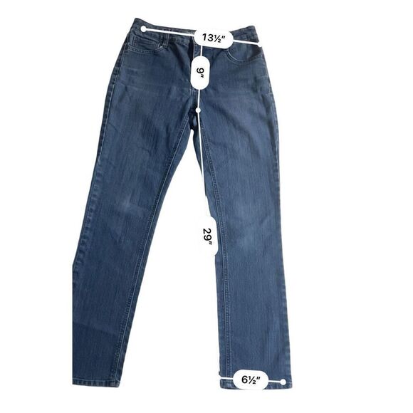 Jones New York Stretch Sutton Straight Jeans pants size 8 - Picture 4 of 9